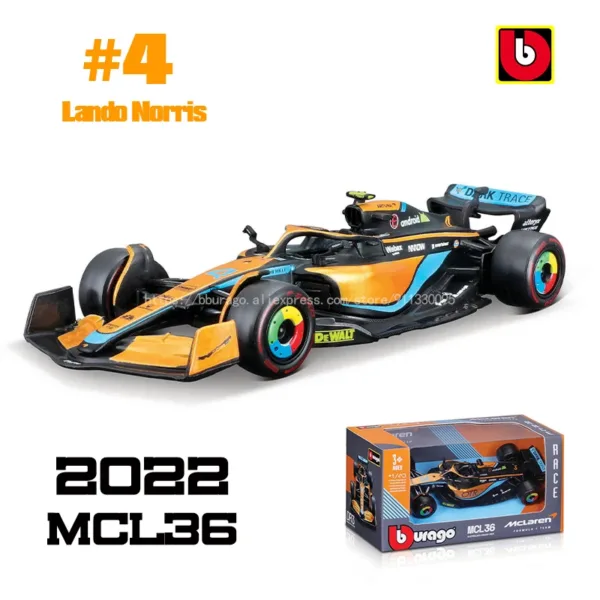 Bburago 1:43 McLaren F1 MCL60 Diecast Model - Image 20