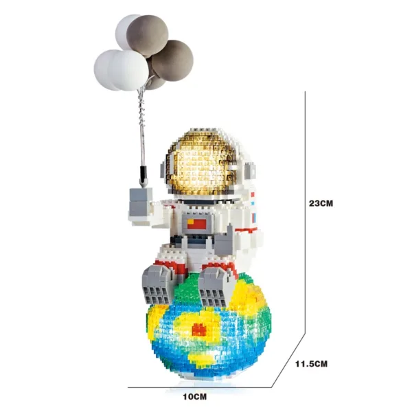 Glowing Astronaut Balloon Model Kit 1368PCS - Image 7