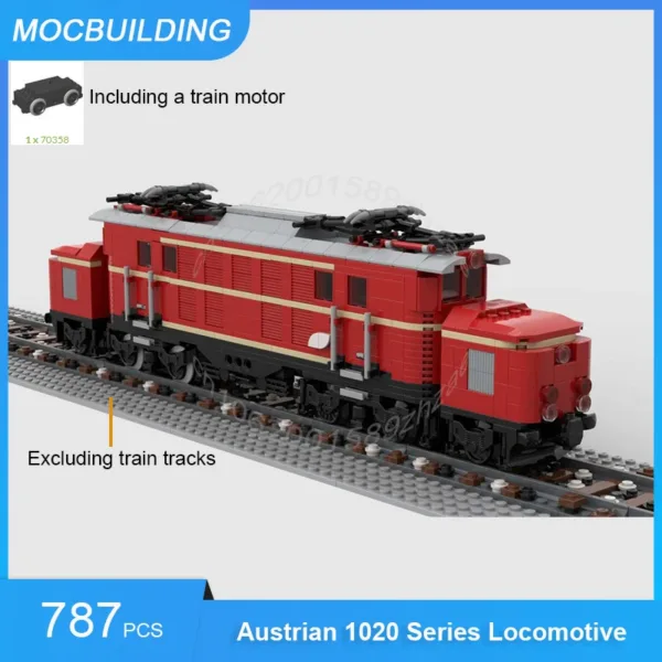 Austrian 1020 Locomotive Building Blocks Set 787PCS - Image 2