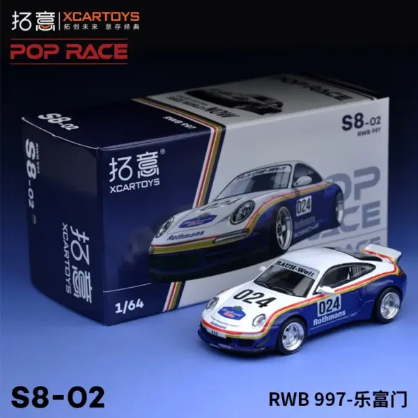 Xcartoys 1/64 RWB 997 Diecast Model Car