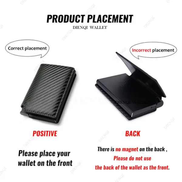 RFID Carbon Fiber Slim Wallet for Men - Image 5