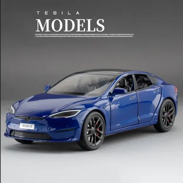 1:24 Alloy Model X Model 3 Model Y Car - Image 7