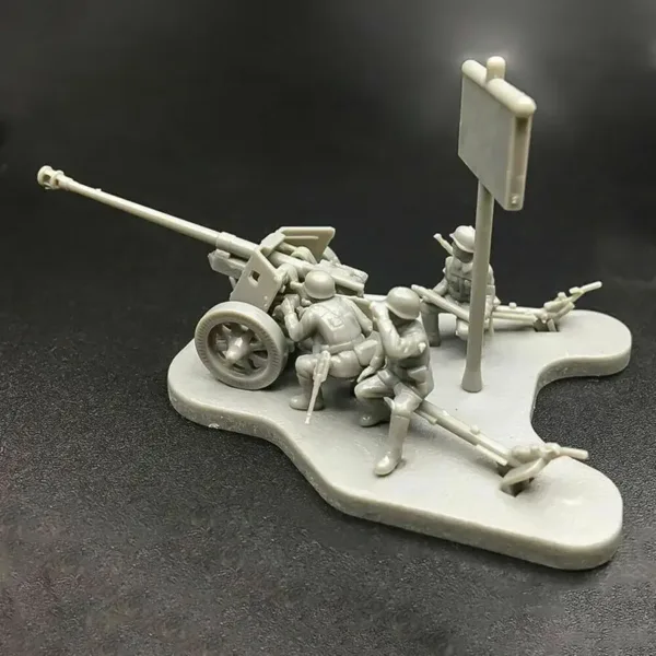 1/72 Scale PAK40 Anti-Tank Gun Model Kit - Image 5