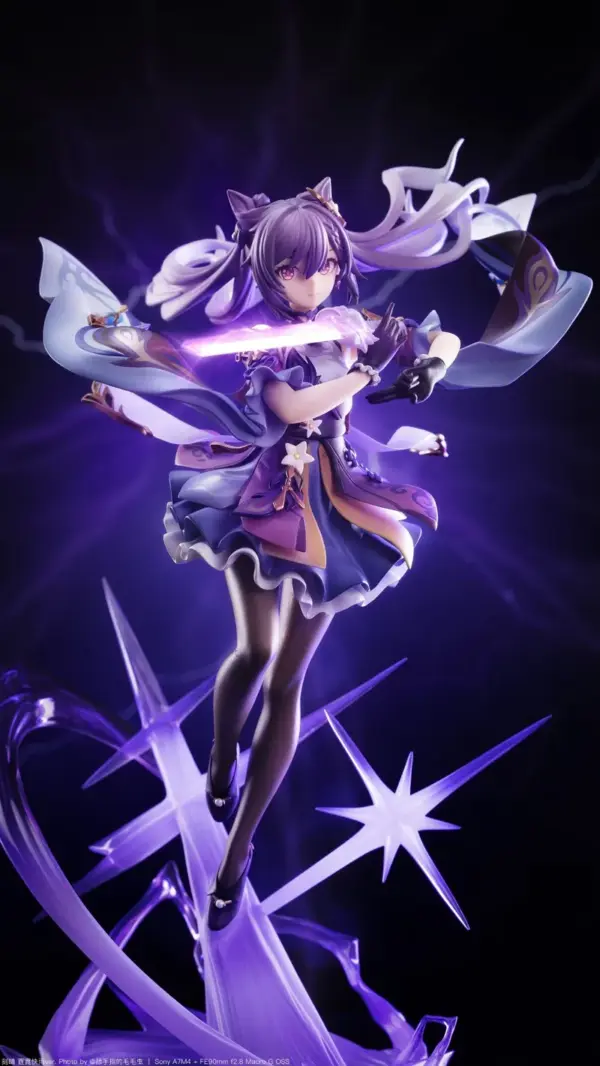 Genshin Impact Keqing Anime Figure 25cm Model - Image 2