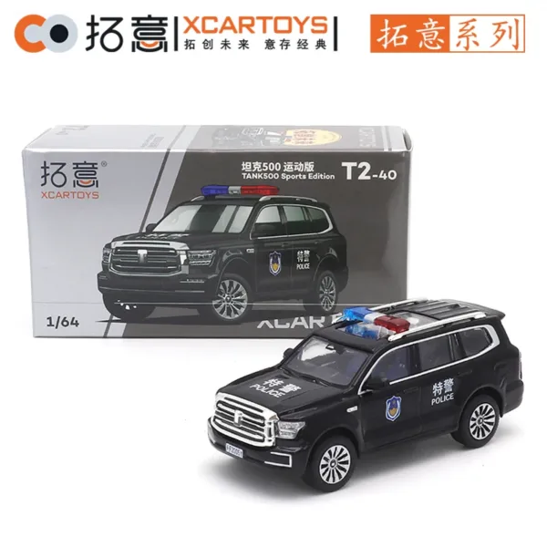 1/64 Scale Diecast Police SUV Model Car