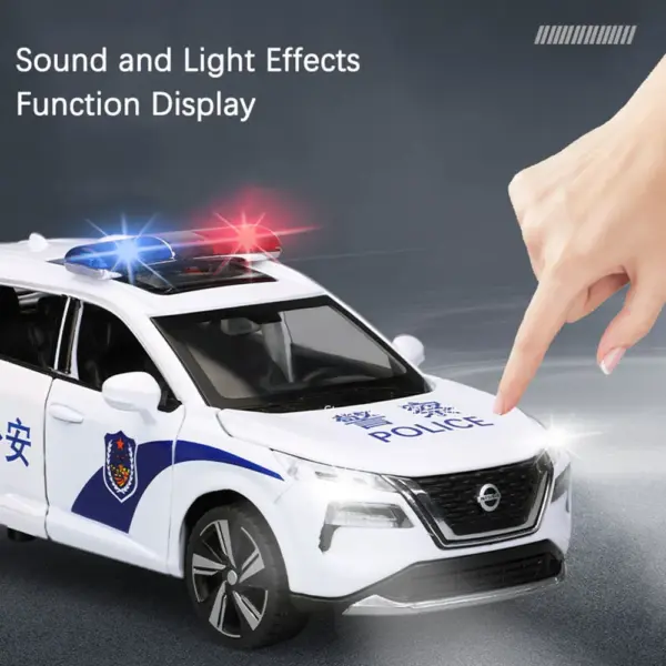 1:32 Scale X-TRAIL Police Car Toy Model - Image 4