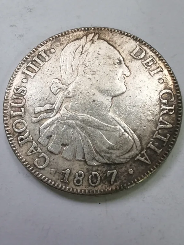 Bolivia 8 Reales Silver Plated Coin Copy - Image 22