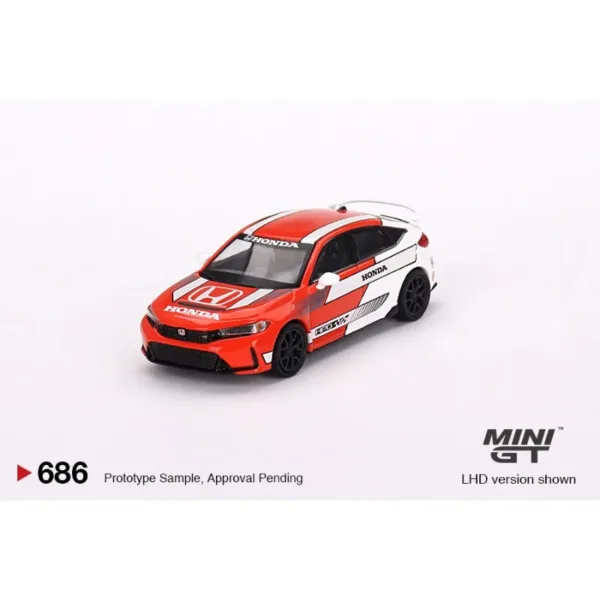 Honda Civic Type R 2023 1:64 Diecast Model - Image 5