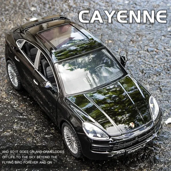 1:24 Porsche Cayenne Turbo S Diecast Model - Image 5