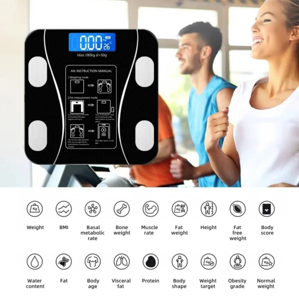 Smart Wireless Body Fat Scale with App - Image 2