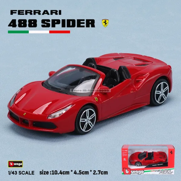 Bburago 1:43 Ferrari Diecast Car Model - Image 14