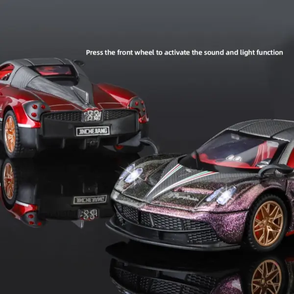 1:32 Pagani Huayra BC Alloy Model Car Toy - Image 4