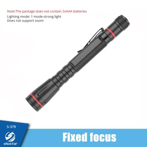 Portable Waterproof LED Flashlight with Clip - Image 7