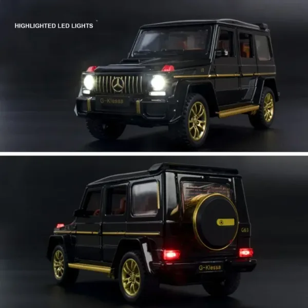 1:32 Diecast Benz G63 Police Car Model - Image 6