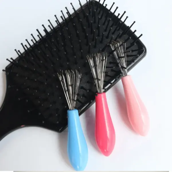 Plastic Handle Comb Brush Cleaner Tool - Image 4