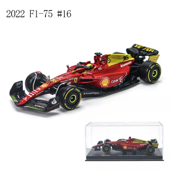 Bburago 1:43 Ferrari F1-75 Alloy Model Car - Image 7