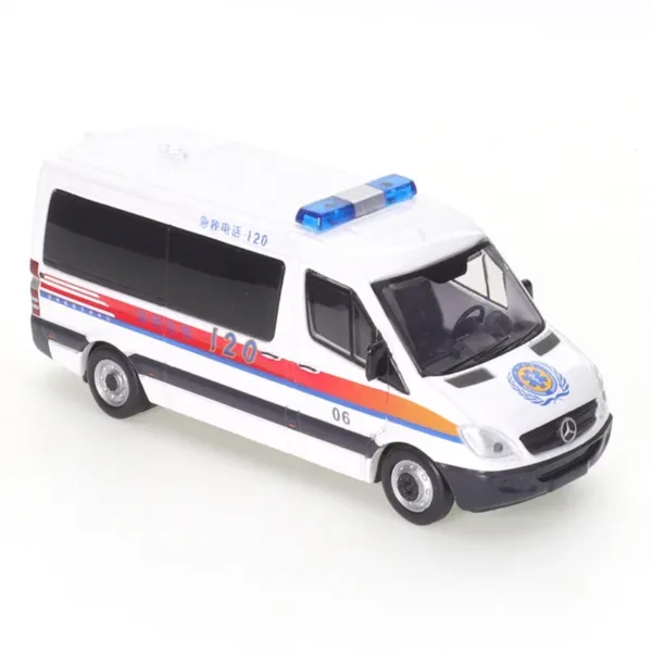 Mercedes Benz Ambulance Diecast Model 1:64 - Image 3