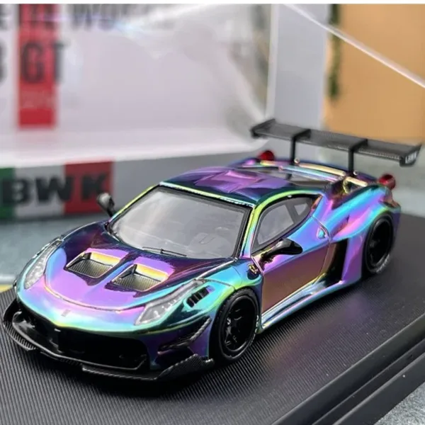 1/64 Scale Ferrari 458 GT LBWK Diecast Model - Image 8