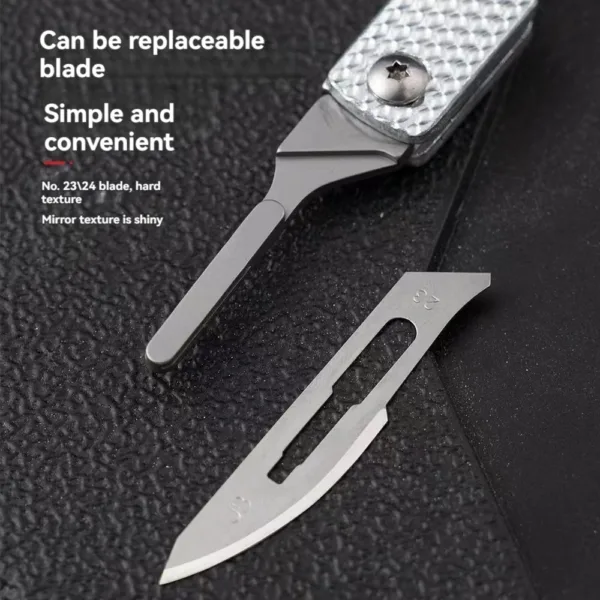 Folding EDC Knife with Stainless Steel Blade - Image 2