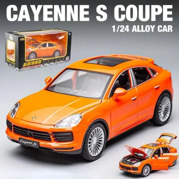 1:24 Porsche Cayenne S Turbo Diecast Model - Image 11