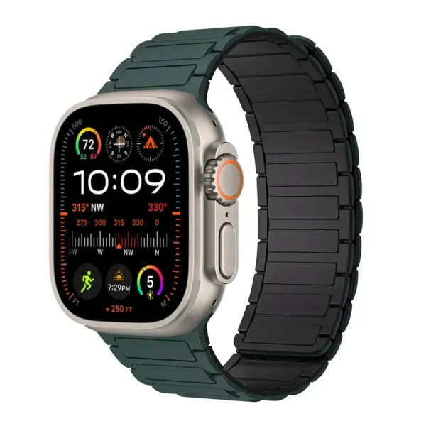 Silicone Magnetic Strap for Apple Watch 49mm 45mm - Image 13