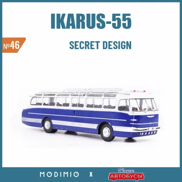 Ikarus-55 Deluxe 1/43 Scale Model Bus