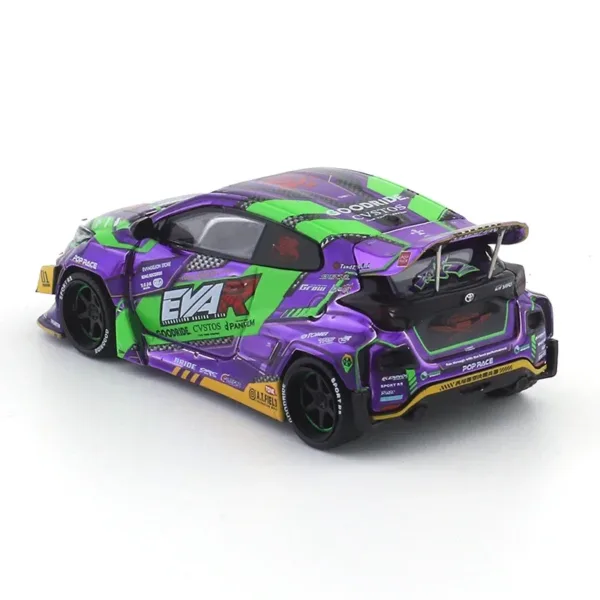 1/64 Scale Diecast Racing Yaris Model Car - Image 6