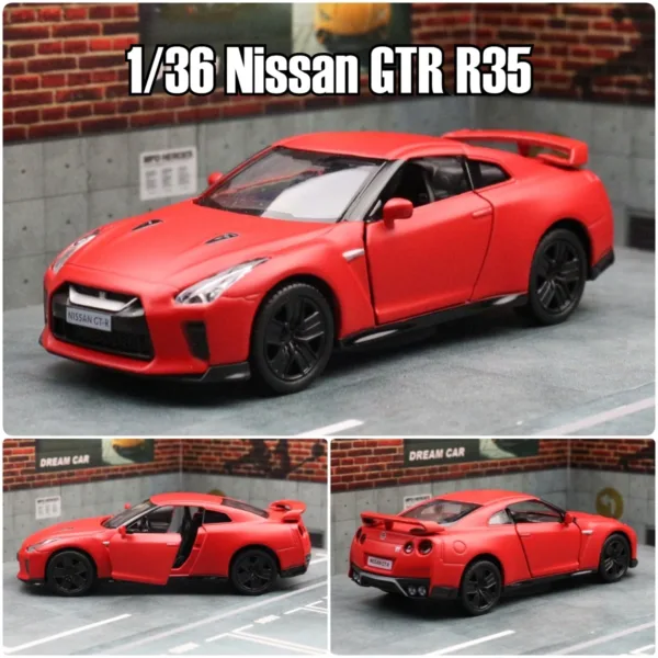 1/36 Nissan Skyline GTR R34 Diecast Model Car - Image 10