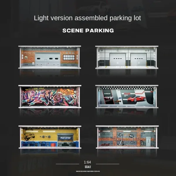 1/64 Scale Alloy Car Parking Lot Model