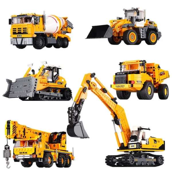 DIY Heavy Mining Truck Building Blocks Set - Image 5