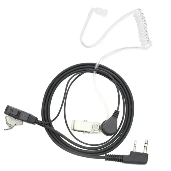 2 Pin PTT MIC Headset for Kenwood Walkie Talkies - Image 2