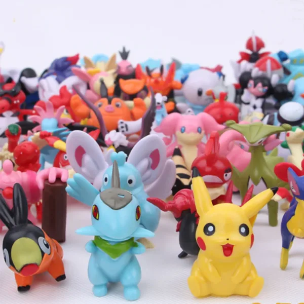 144 Unique Pokemon Mini Figures Set - Image 2