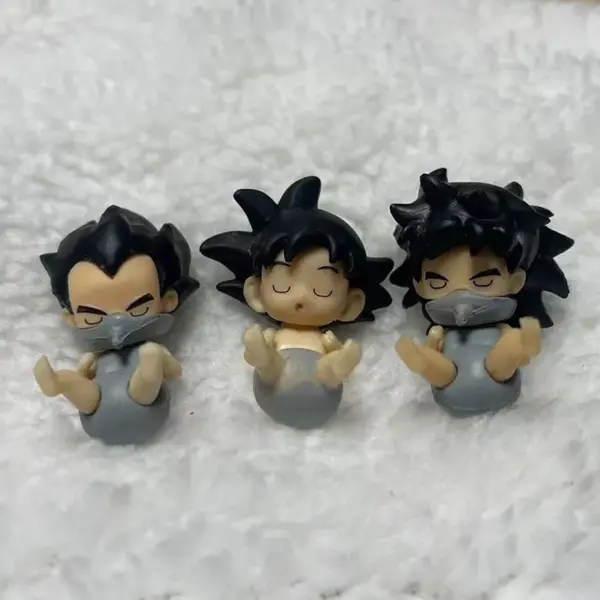 3pcs Baby Goku and Vegeta PVC Figurines