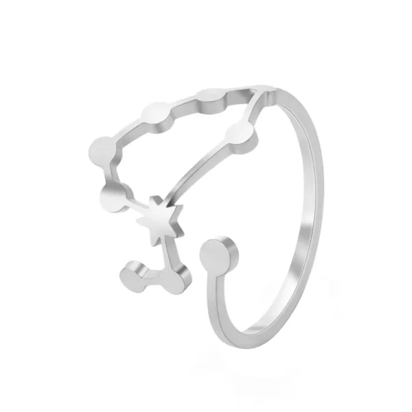 Zodiac Constellation Rings Set for Women - Image 22