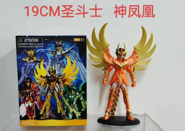 19CM Saint Seiya Phoenix Ikki Action Figure - Image 7
