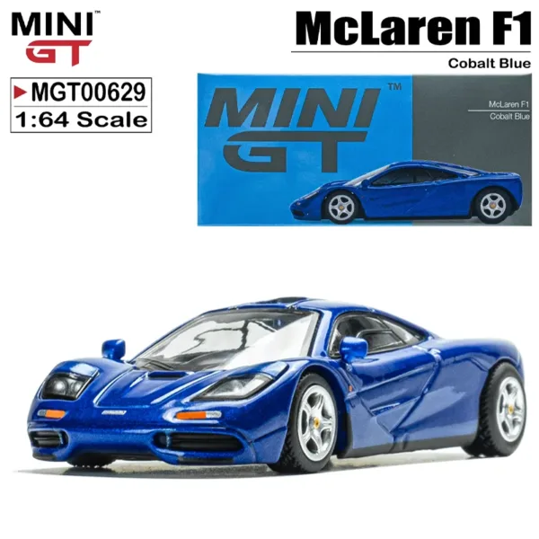 1/64 Scale McLaren F1 Cobalt Blue Diecast Model