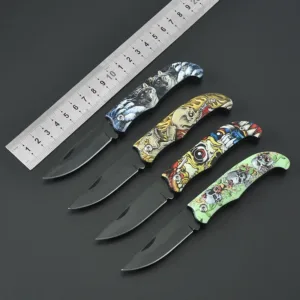 Stainless Steel Paring Knife with Grip Handle