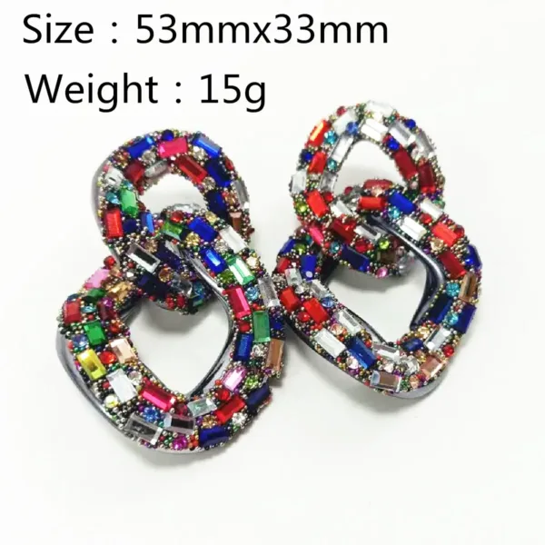 Trendy Rhinestone Stud Earrings for Women - Image 33