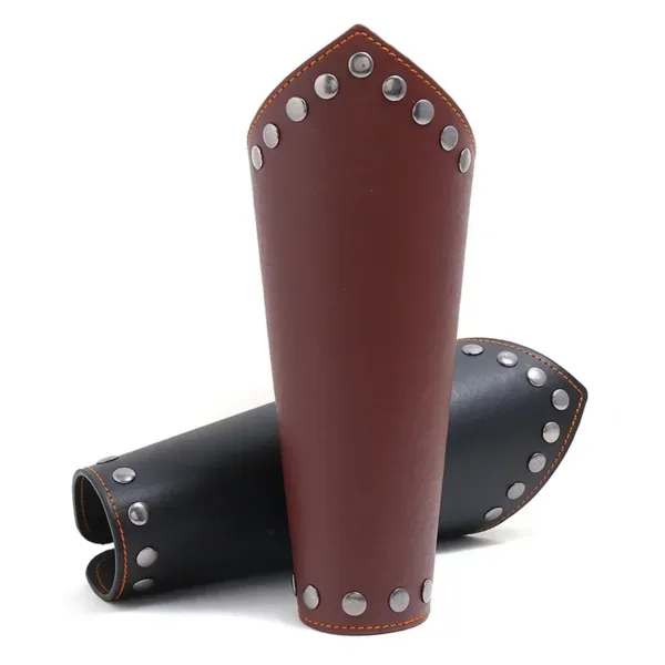 Faux Leather Arm Armor Cuff for Men - Image 3