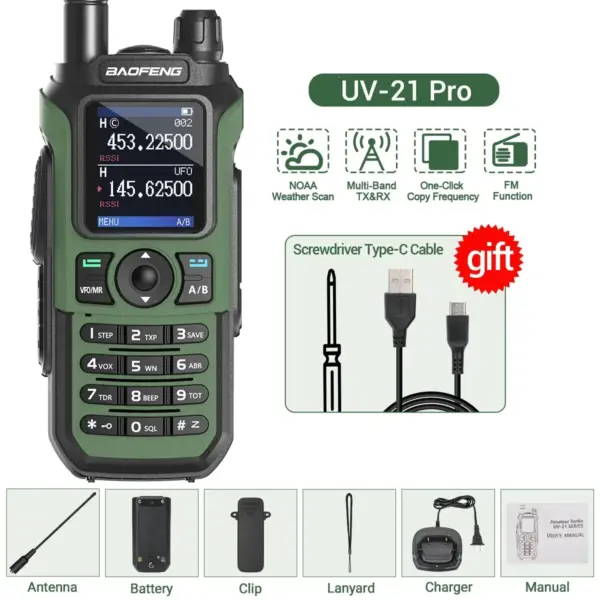 Baofeng UV-21 Pro Waterproof Walkie Talkie - Image 8