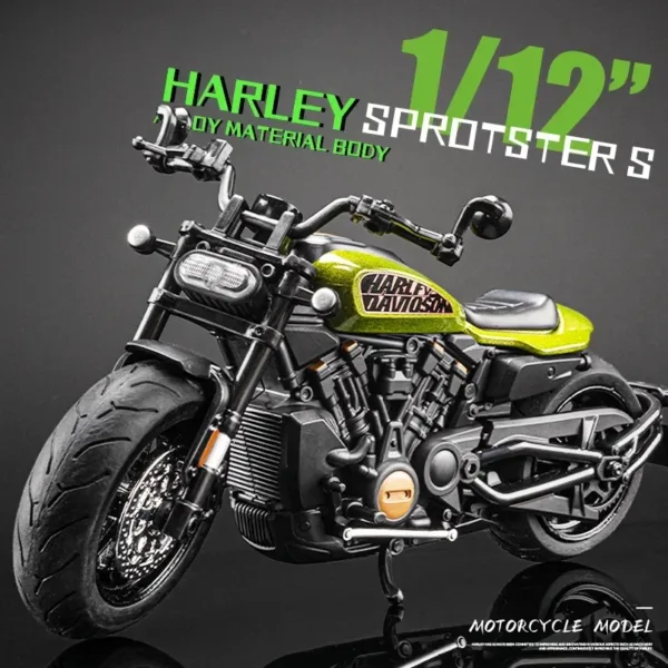 1/12 Scale Diecast Harley Sportster Motorcycle