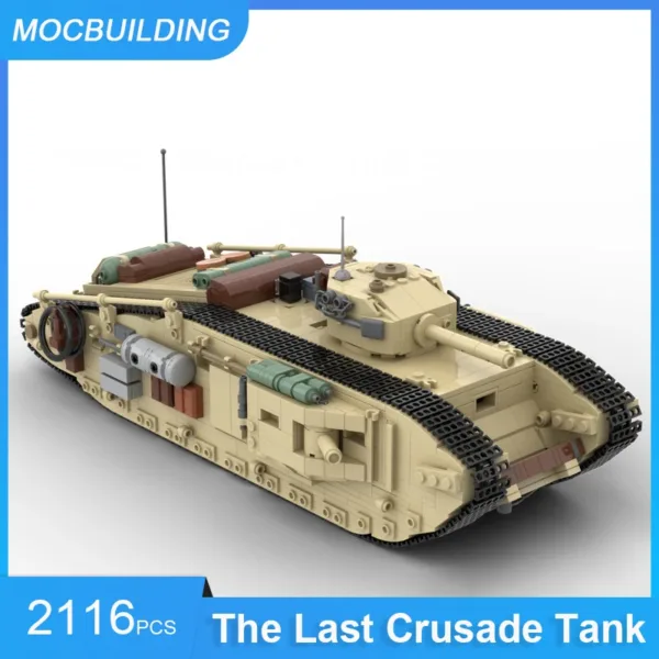 MOC Military Tank Model 2116PCS Building Set - Image 6