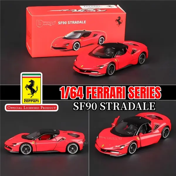 Bburago 1:64 Ferrari SF90 Diecast Model Car