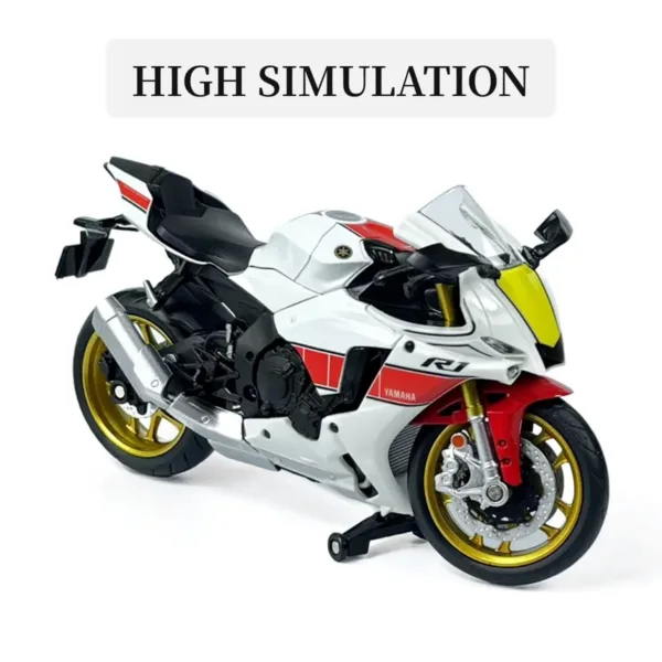 1:12 Scale YAMAHA YZF-R1M Motorcycle Model - Image 6