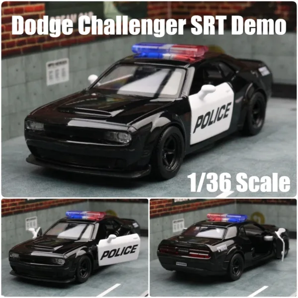 1/36 Dodge Challenger SRT Hellcat Diecast Car - Image 12