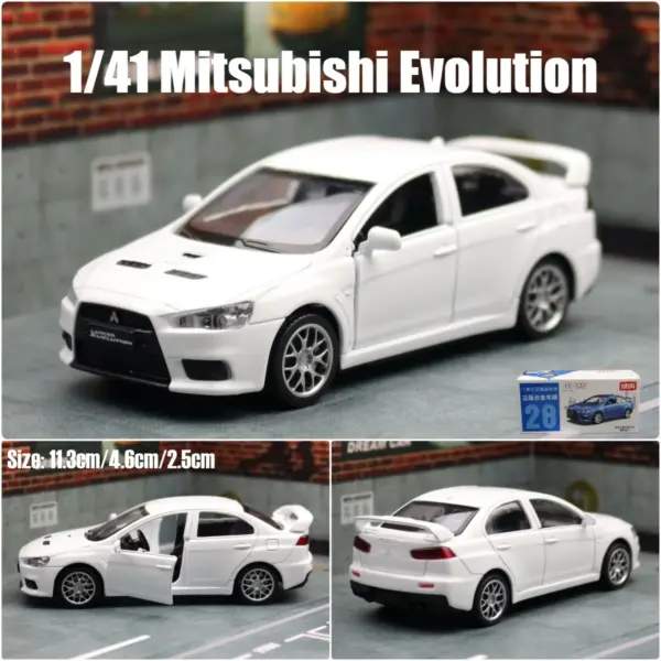 1:41 Mitsubishi Lancer Evolution X Model Toy - Image 6