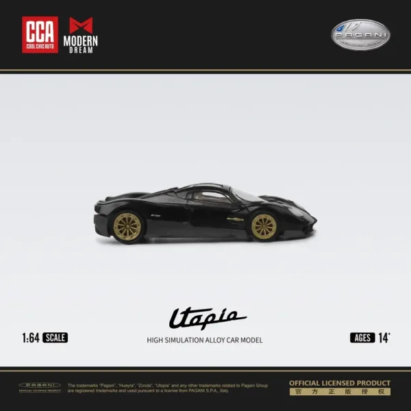 1/64 Pagani Utopia Diecast Metal Car Model - Image 5