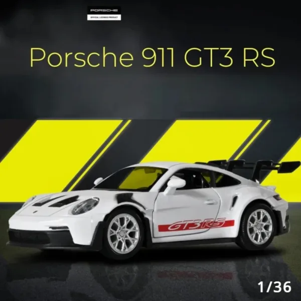 1:36 Alloy Porsche 911 GT3 RS Model Car