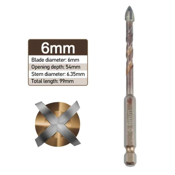 Carbide Tile Drill Bit Set 3-12mm - Image 13