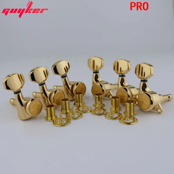 Gold Locking Guitar Tuners for Electric Guitars - Image 7